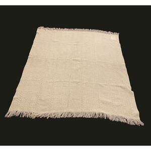 VINTAGE EATON FOREST HILL "THE EXTRA BLANKET" PURE VIRGIN WOOL 52”x56” CANADA